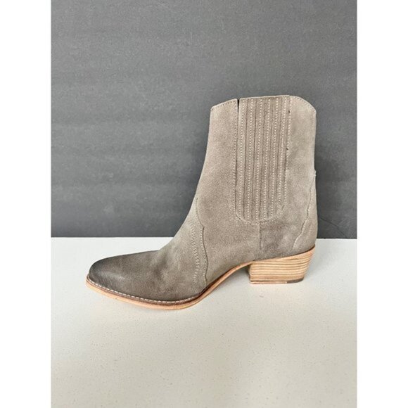 NWOB FREE PEOPLE New Frontier taupe Chelsea boots size 39 - Picture 7 of 10